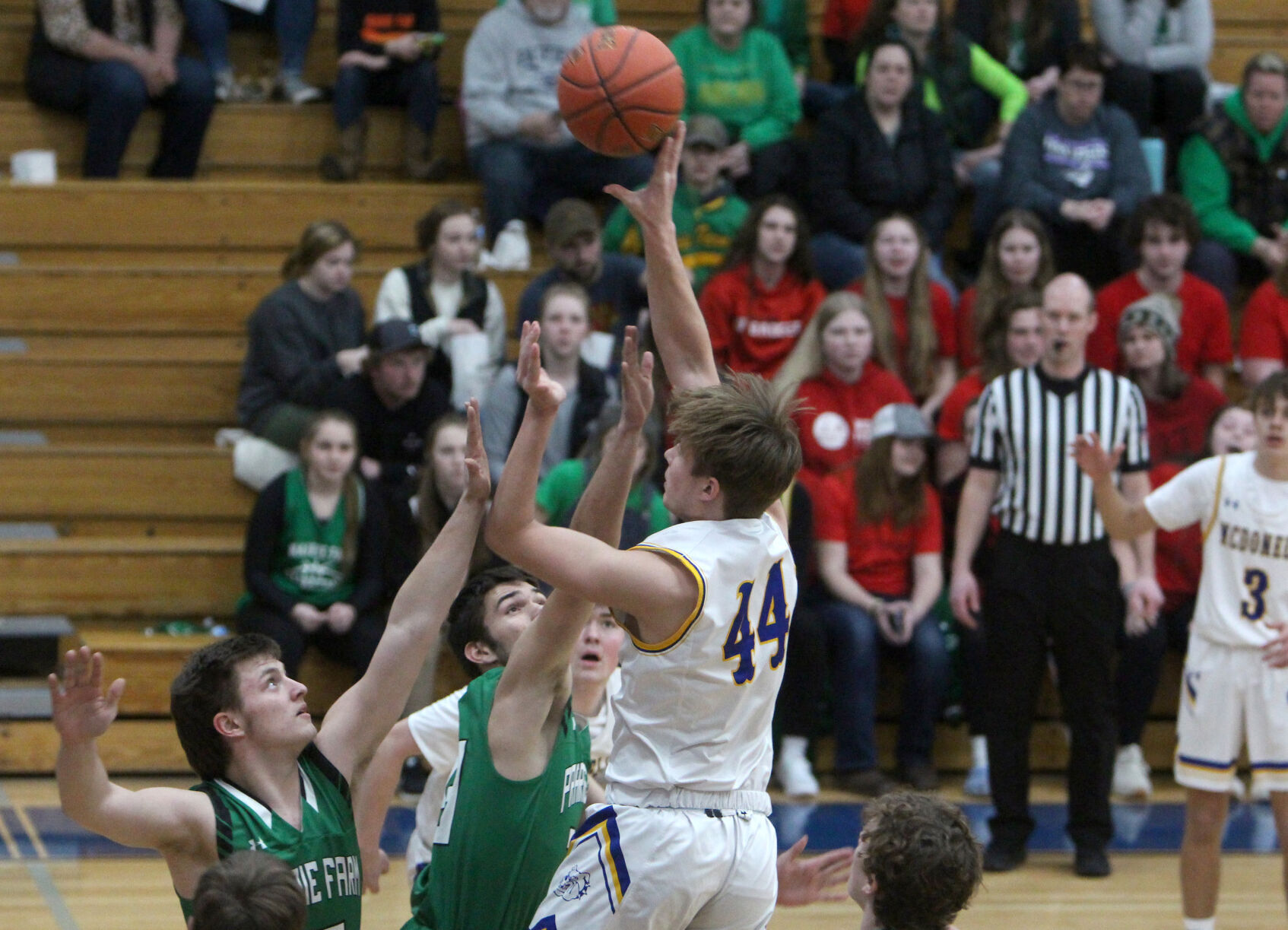 Prairie Farm at McDonell boys basketball 3-1-22